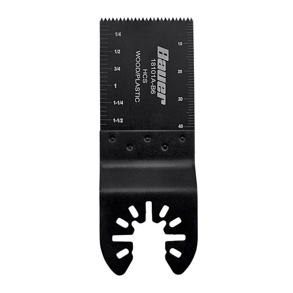 BAUER - Hoja de corte de inmersión y rasurado de acero al alto carbono de 1-3/8 pulgadas para herramientas oscilantes multiusos - 64949 - Imagen 2