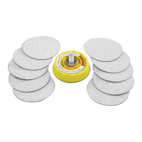 WARRIOR - Kit de Almohadilla de Lijado de 2 Pulgadas, 11 Piezas - 69496 - Imagen 4