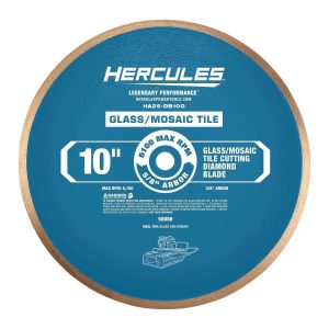 HERCULES - 10 in. Glass and Mosaic Tile Diamond Blade - 58088