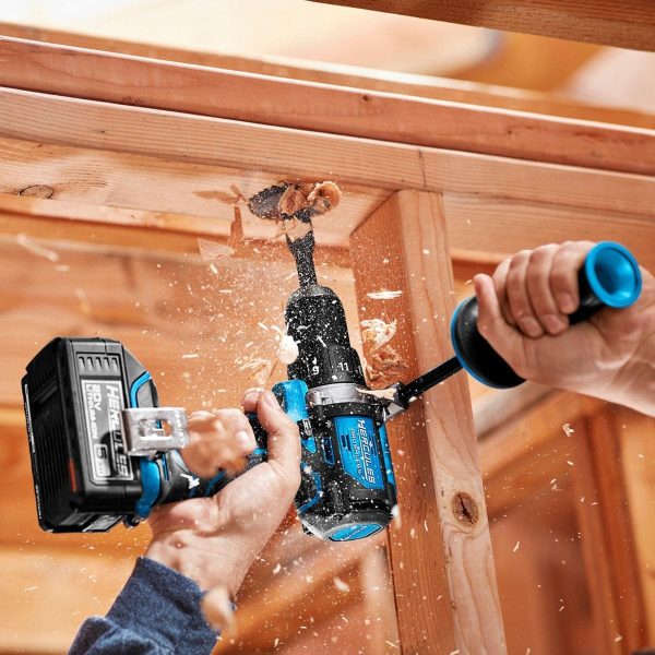 HERCULES - 20V Brushless Cordless, 1/2 in. Drill/Driver Kit with Side Handle, 2 Ah Battery, and Charger - 70067 - Imagen 12