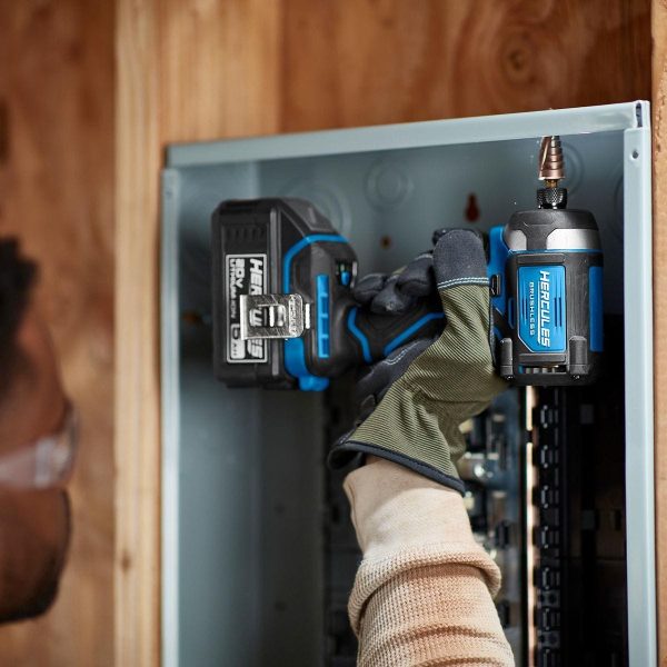 HERCULES - 20V Brushless Cordless, 1/4 in. Compact, 3-Speed Impact Driver Kit with 2 Ah Battery and Charger - 70068 - Imagen 18