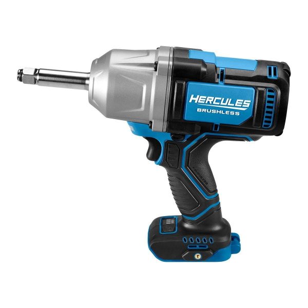 HERCULES - Llave de impacto inalámbrica brushless 20V de alto torque 1/2 pulgada con yugo extendido - Solo herramienta - 70094 - Imagen 3