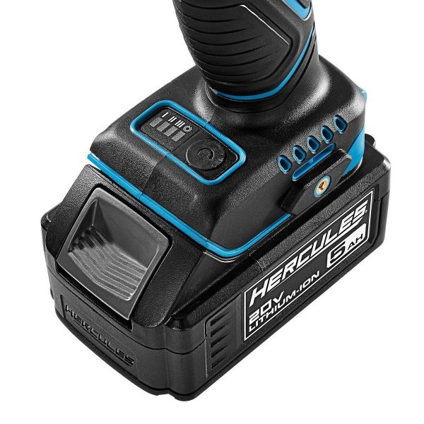 HERCULES - Llave de impacto inalámbrica brushless 20V de alto torque 1/2 pulgada con yugo extendido - Solo herramienta - 70094 - Imagen 8