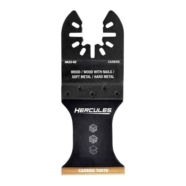 HERCULES - 1-3/8 in. Carbide Tooth Reduced Neck Plunge Blade for Oscillating Multi-Tools - 70230 - Imagen 2