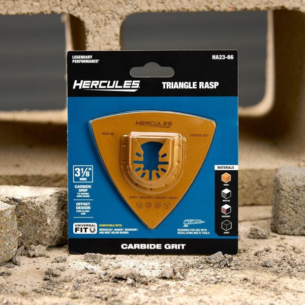 HERCULES - Lija Triangular de Carburo para Herramientas Oscilantes Multiusos - 70245 - Imagen 4