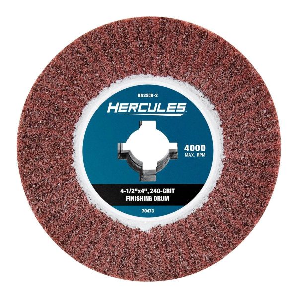 HERCULES - 4-1/2 in. x 4 in. x 3/4 in., 240-Grit Finishing Drum for Surface Conditioning Tools - 70473 - Imagen 5
