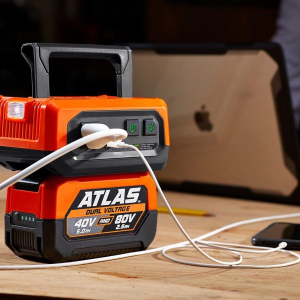 ATLAS - 40V and 80V, 300 Watt Battery-Powered Inverter - Tool Only - 70499 - Imagen 11