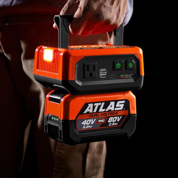 ATLAS - 40V and 80V, 300 Watt Battery-Powered Inverter - Tool Only - 70499 - Imagen 12