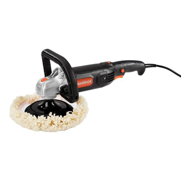 WARRIOR - 10 Amp, 7 in. Variable-Speed Rotary Polisher/Sander - 70589 - Imagen 7