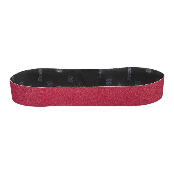 BAUER - 2 in. x 28 in., 80-Grit Sanding Belts with Zirconia Alumina Grain, 2-Pack - 70619 - Imagen 5