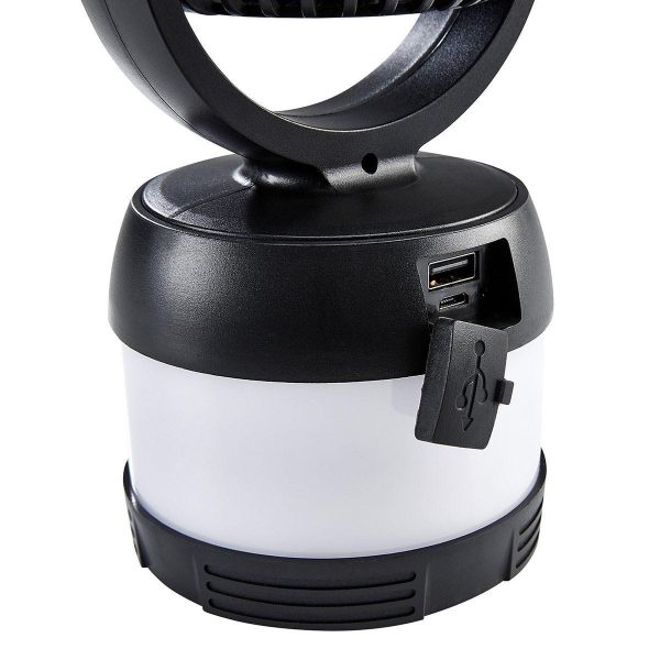 300 Lumen LED Recargable Linterna, Ventilador y Power Bank 3 en 1 - 70716 - Imagen 6