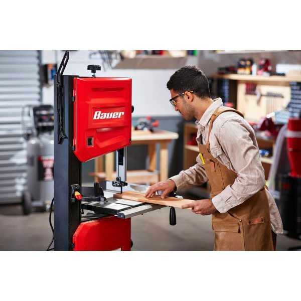 BAUER - 1 HP, 14 in. Stationary Woodcutting Band Saw - 70813 - Imagen 10