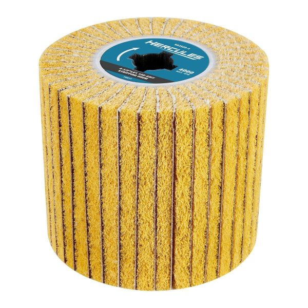 HERCULES - 4-1/2 in. x 4 in. x 3/4 in., 120-Grit Interleaved Stripping Drum for Surface Conditioning Tools - 70817 - Imagen 3
