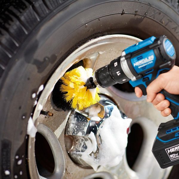 GRANT'S - Power Drill Brush Detailing Kit, 5-Piece - 70833 - Imagen 6