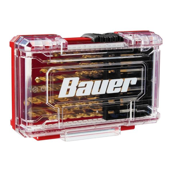 BAUER - Titanium High-Speed Steel Drill Bit Set, 21-Piece - 70858 - Imagen 3