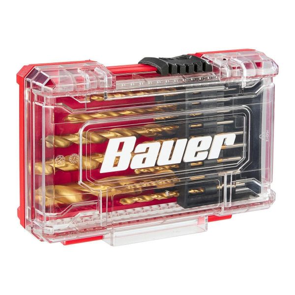 BAUER - Titanium High-Speed Steel Drill Bit Set, 14-Piece - 70862 - Imagen 3