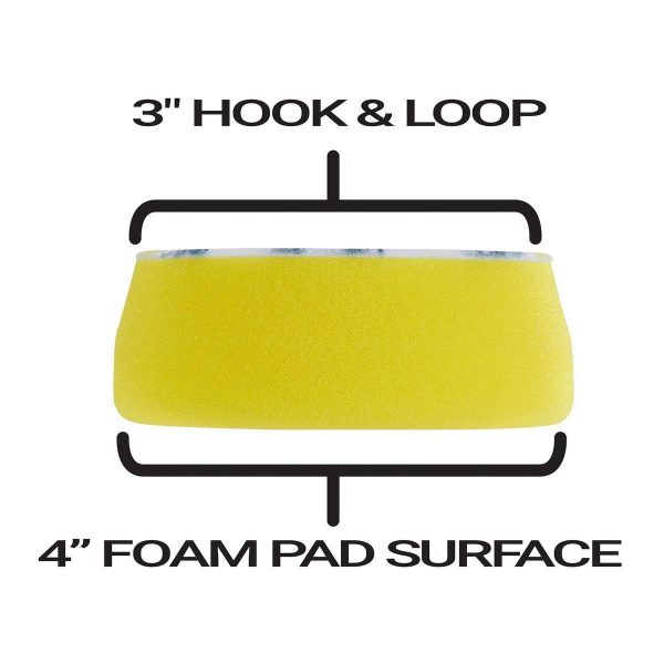 GRANT'S - 3 in. Universal Polishing Foam Pad, 2-Pack - 70903 - Imagen 5