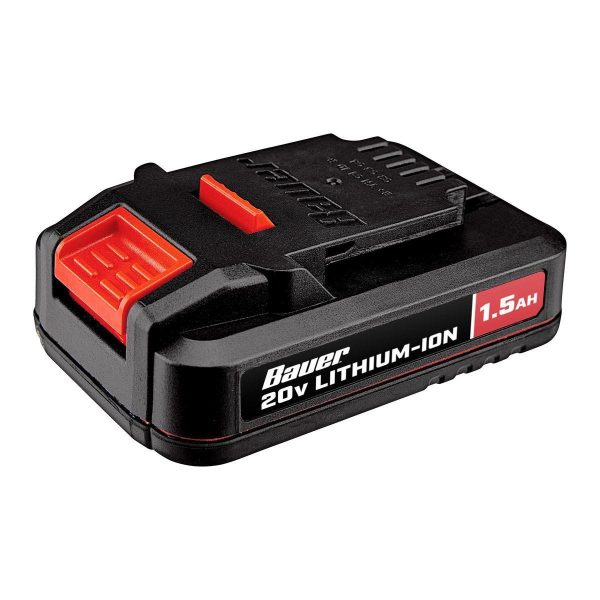 BAUER - 20V Brushless Cordless, 1/4 in. Hex, 3-Speed Impact Driver Kit with 1.5 Ah Battery and Charger - 70951 - Imagen 6