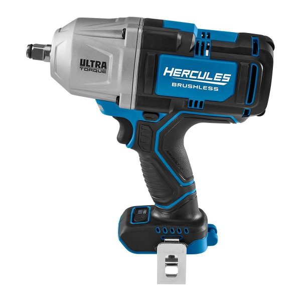 HERCULES - Llave de impacto inalámbrica sin escobillas de 20V, 1/2 pulgada, kit de torque ultra con batería de 5 Ah y cargador - 70954 - Imagen 4