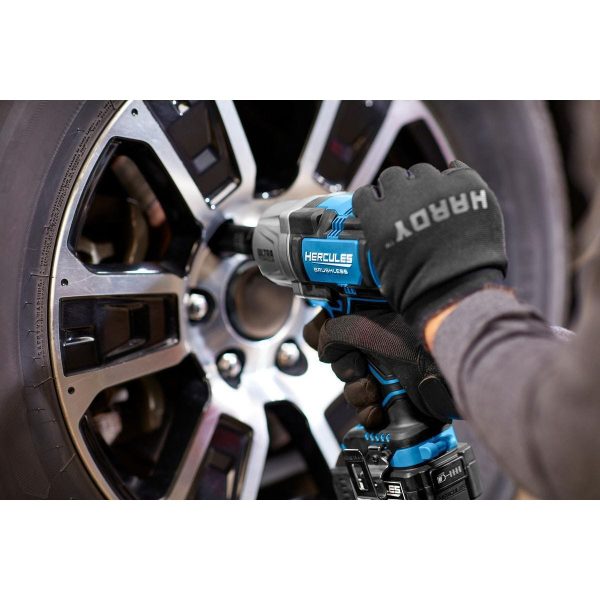 HERCULES - Llave de impacto inalámbrica sin escobillas de 20V, 1/2 pulgada, kit de torque ultra con batería de 5 Ah y cargador - 70954 - Imagen 7