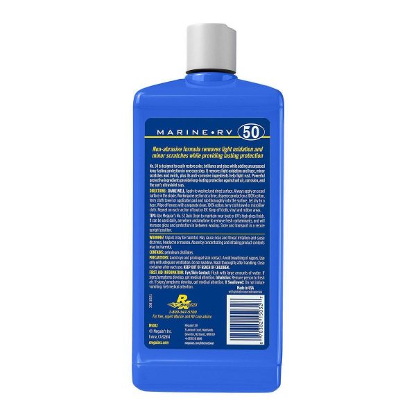 MEGUIAR'S - 32 oz. Marine/RV One Step Cleaner Wax Liquid - 70961 - Imagen 4