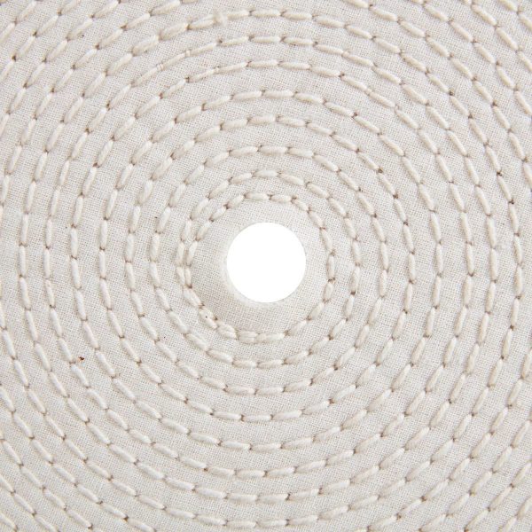 BAUER - 8 in. Spiral and Loose Cotton Buffing Wheels, 2-Piece - 71050 - Imagen 5