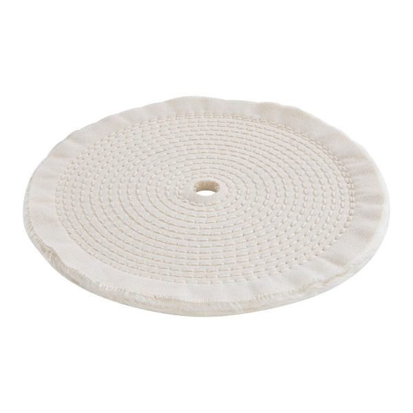 BAUER - 8 in. Spiral and Loose Cotton Buffing Wheels, 2-Piece - 71050 - Imagen 7