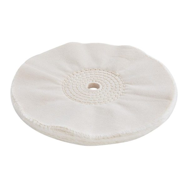 BAUER - 8 in. Spiral and Loose Cotton Buffing Wheels, 2-Piece - 71050 - Imagen 8