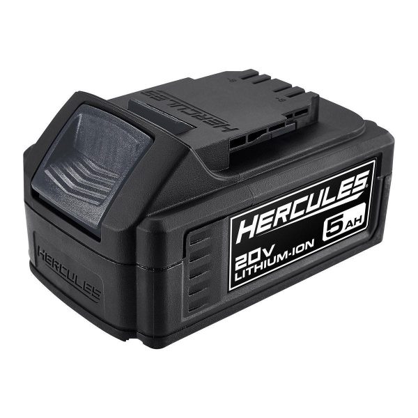 HERCULES - 20V 5 Ah Batería de Litio-Ión de Alto Rendimiento, Paquete de 2 - 71271 - Imagen 3