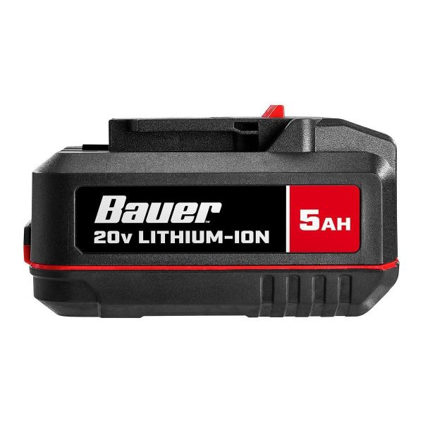 BAUER - Kit de Inicio de Batería y Cargador de Iones de Litio 20V 5 Ah - 71272 - Imagen 4