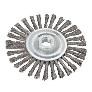 WARRIOR - 4-1/2 in. Stainless Knotted Wire Wheel - 91282
