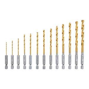 WARRIOR - Titanium Hex Shank Drill Bit Set, 13-Piece - 61621