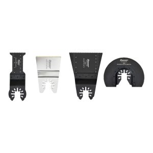 BAUER - Multimaterial Oscillating Multi-Tool Blade Set, 4-Piece - 70722