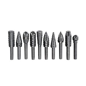 WARRIOR - High-Carbon Steel Rotary Rasp Set, 10-Piece - 62694