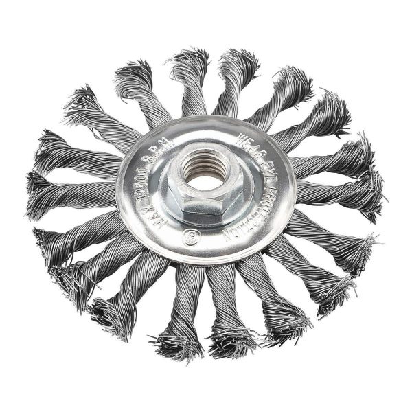 WARRIOR - 4-1/2 in. Carbon Steel Knotted Wire Wheel - 91279 - Imagen 2