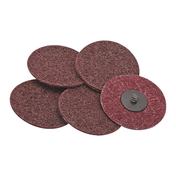 WARRIOR - 3 in. Discos de Fibra de Grado Medio para Acondicionamiento de Superficie, Paquete de 5 - 99988