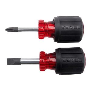 DOYLE - Cushion Grip Stubby Screwdriver Set, 2 Piece - 56761