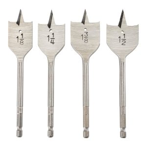WARRIOR - Juego de Brocas de Paleta de Acero de Gran Diámetro, 4 Piezas - 69017