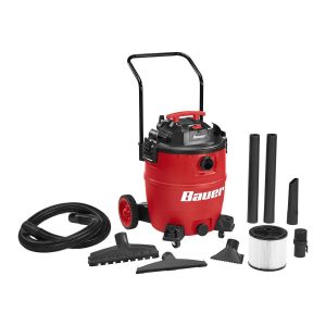 BAUER - 16 Gallon Wet/Dry Vacuum with Cart - 59850
