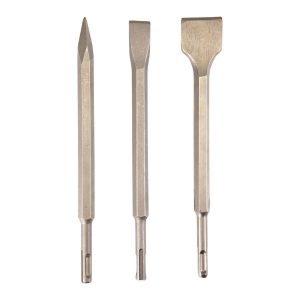 WARRIOR - SDS-Plus Type Masonry Flat Chisel Set, 3-Piece - 63046