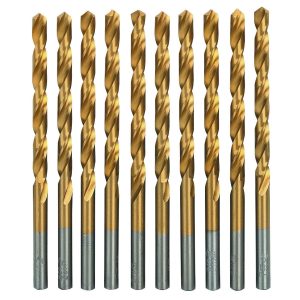 WARRIOR - 3/16 in. Titanium High-Speed Steel Drill Bits, 7-Piece - 61545