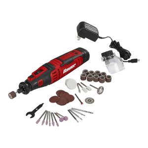 BAUER - 8V Cordless Variable-Speed Rotary Tool Kit, 40-Piece - 58162