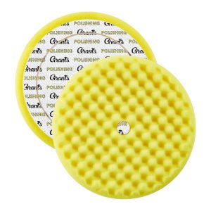 GRANT'S - 7 in. Rotary Polishing Waffle Foam Pad - 71099