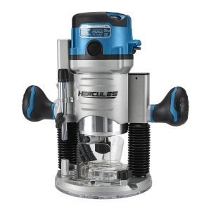 HERCULES - 12 Amp Variable-Speed Fixed Base Router with Plunge Base Kit - 57368