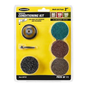 WARRIOR - 2 in. Surface Conditioning Kit, 11-Piece - 60753