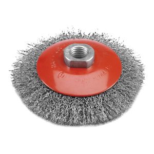 WARRIOR - 4-1/2 in. Crimped Beveled Wire Brush - 60494