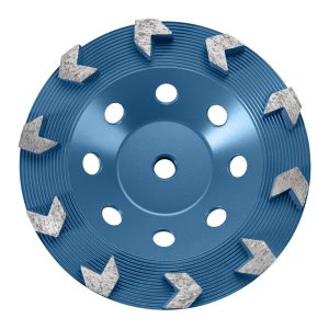 HERCULES - 7 in. Arrow Segmented Diamond Cup Wheel - 57910