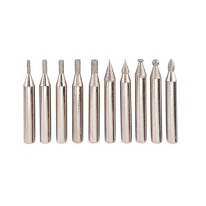 WARRIOR - Diamond Point Rotary Grinding Set, 10-Piece - 69661