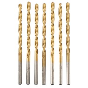 WARRIOR - 1/8 in. Titanium High-Speed Steel Drill Bits, 7-Piece - 63194