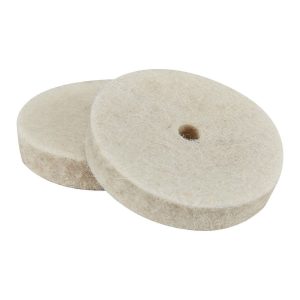 WARRIOR - 2 in. Lambs Wool Polishing Wheels, 6-Piece - 57227